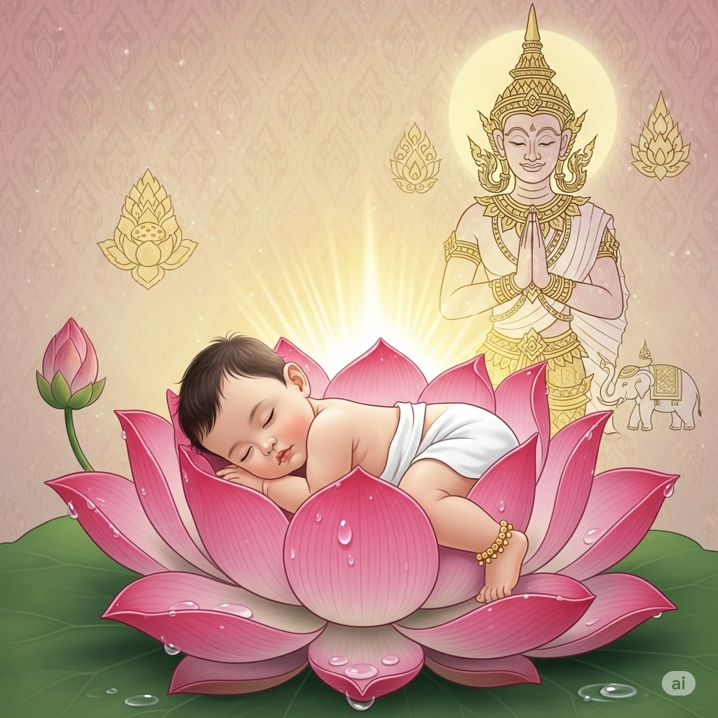 ชื่อลูกภาษาไทยมงคล 2568 เสริมบารมี โชคลาภ ความหมายดี พ่อแม่ยุคใหม่ต้องดู